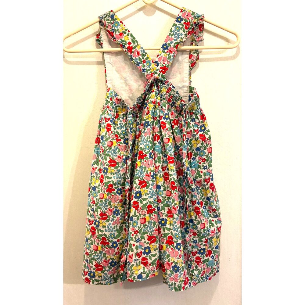 Mini Boden White Multicolor Floral Mini Dress Girls Size 5 - 6 years - Picture 4 of 7